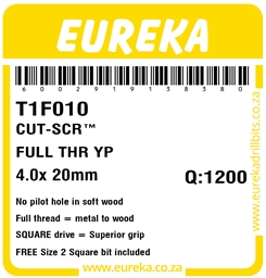 T1F010 - Cut Screw -T1F010_Label_T